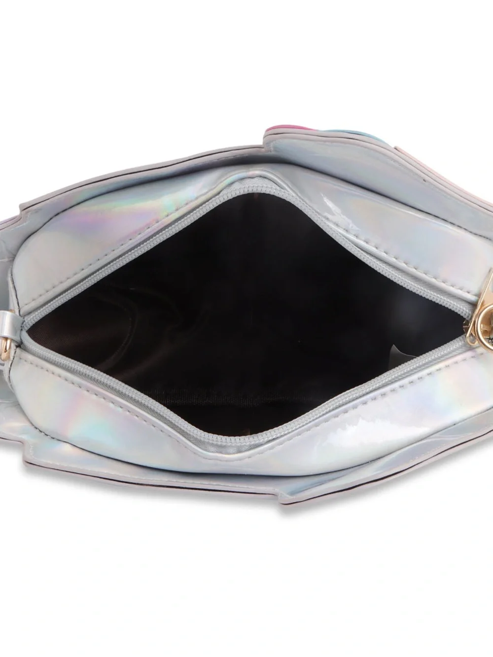 Holographic Ice Cream Truck Crossbody Bag - Pink Multi
